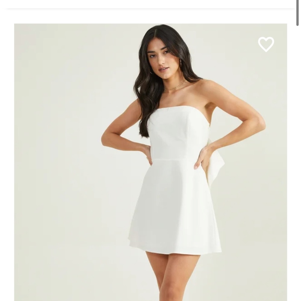 Altar’d State Lilia Strapless Bow Dress